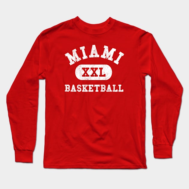 Miami Basketball III Long Sleeve T-Shirt by sportlocalshirts